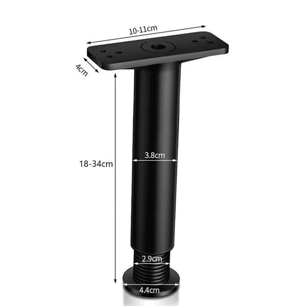 Justerbara Sängstöd - Möbelstabilisatorer 18-34 cm 2-Pack