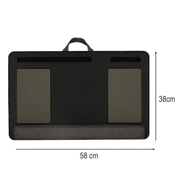 Laptopbord för sängstativ svart