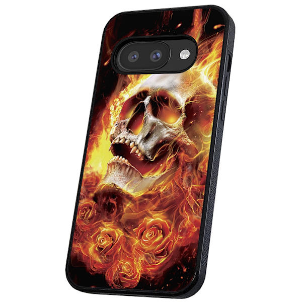Google Pixel 10A - Deksel/Mobildeksel Burning Skull