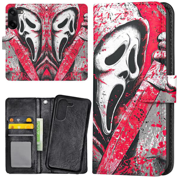 OnePlus Nord CE5 - Lompakkokotelo/Kuoret Scream Ghostface