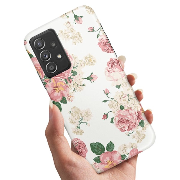 Samsung Galaxy A53 5G - Skal/Mobilskal Retro Blommor multifärg