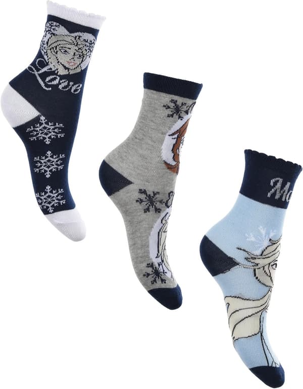 Frozen Barnstrumpor / Strumpor för Barn - 3-Pack 23/26