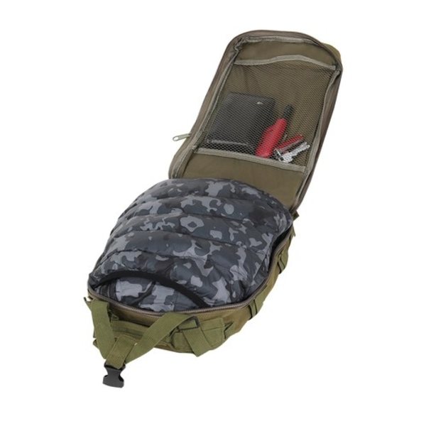Militärväska / Ryggsäck i Nylon - 26 Liter Grön