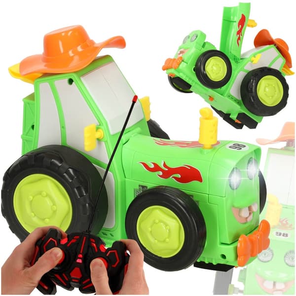 RC Traktor - Radiostyrd Grön