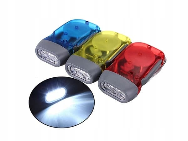 Lommelykt med Dynamo & LED – Dynamolommelykt