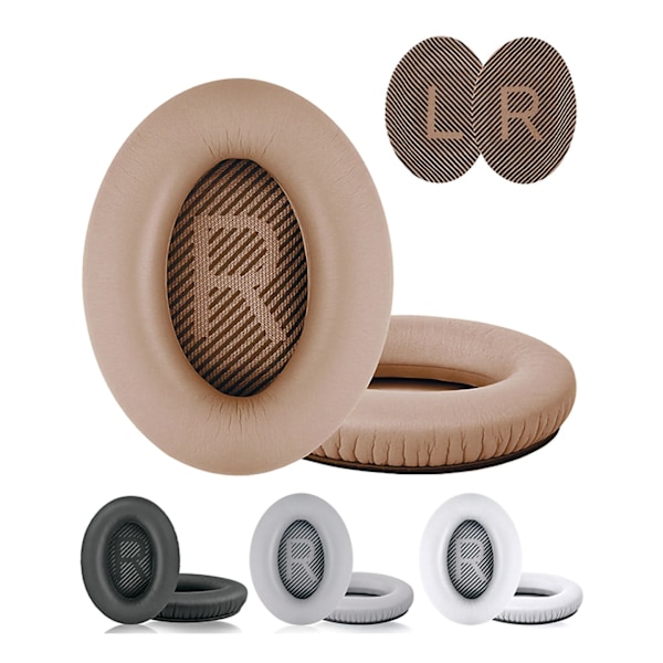 Öronkuddar för Bose QuietComfort - QC35/QC25/QC15/AE2 Hörlurar Beige