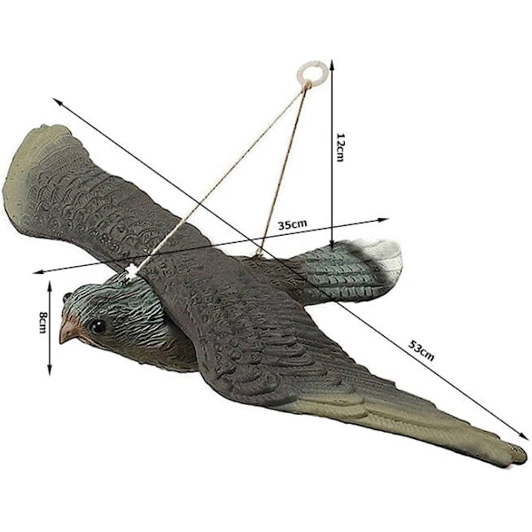Fågel avskräckande starar duvor gnagare falk