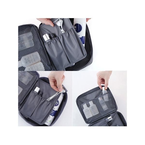 Sminkväska / Necessär / Toalettväska - Makeup Bag grå