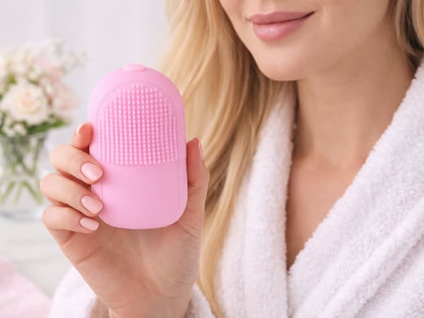 Isroller ansiktsmassage silikon Pink
