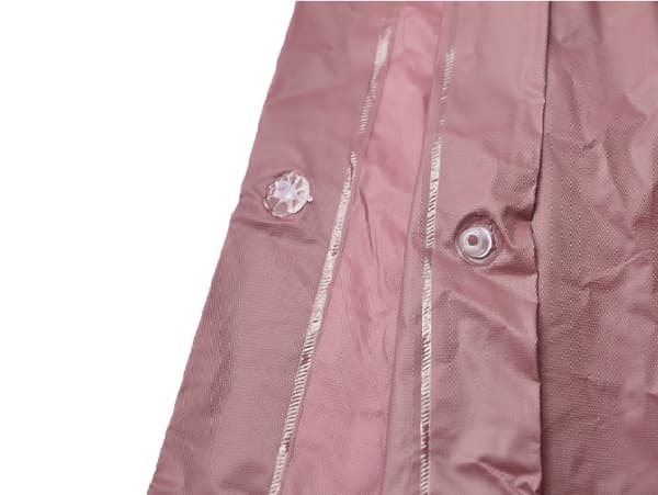 Regnponcho slitstark brun