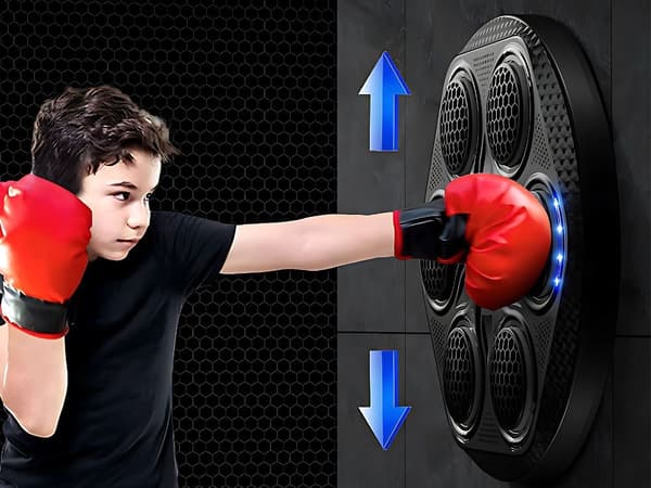 Boxningsplatta - Bluetooth/USB MMA-set med handskar