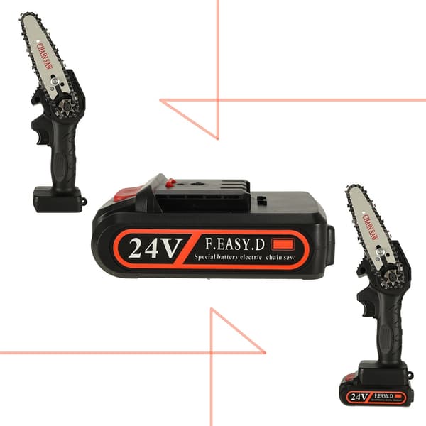 Mini USB-motorsåg i fodral