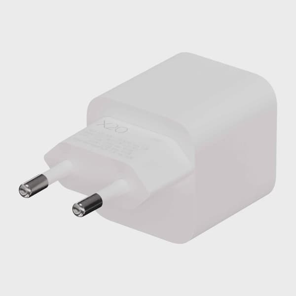 X2O 45W dubbel hemmaladdare USB-C/C GaN vit