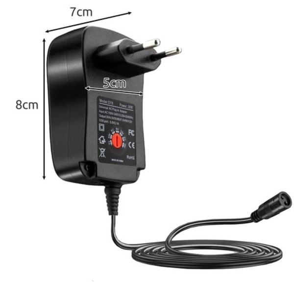 Universal AC/DC Nätadapter