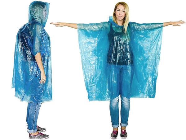 Mackintosh fickponcho stor Blue
