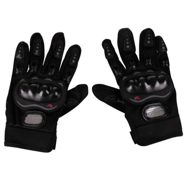 MC-handskar / Motorcykelhandskar - Skyddande Svart XL