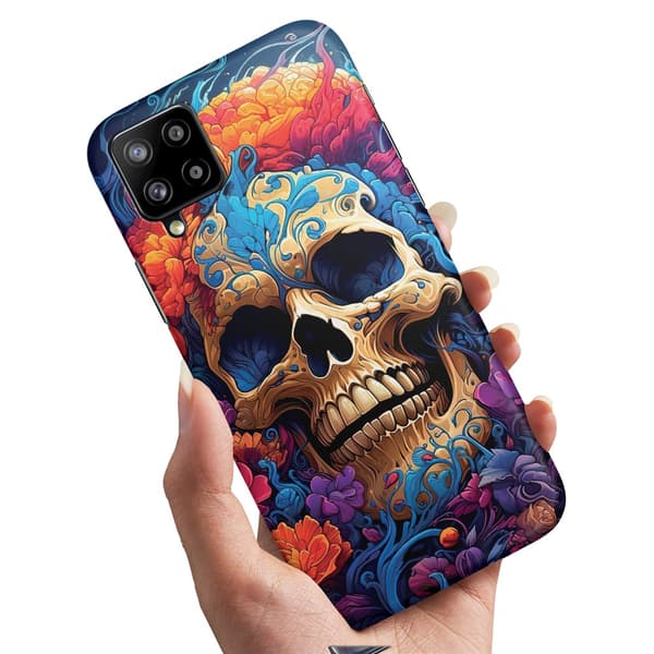 Skal / Mobilskal till Samsung Galaxy A12 - Skull