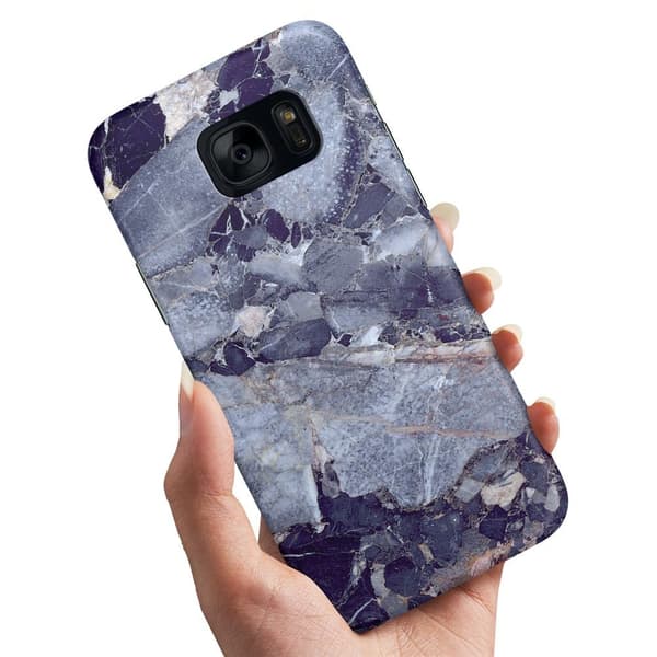 Deksel / Mobildeksel til Samsung Galaxy S7 Edge - Marmor Multicolor