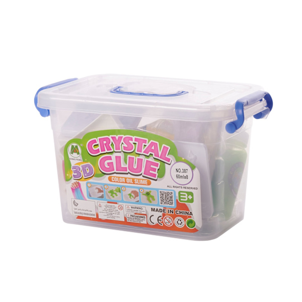 Klej kristalllim slime 3D zestaw 26el.