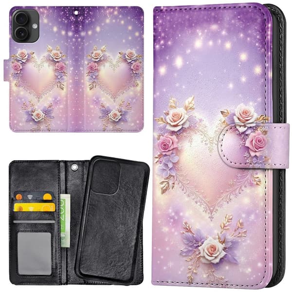 iPhone 16 - Lompakkokotelo/Kuoret Heart
