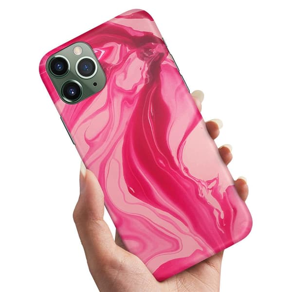 Cover / Mobilcover til iPhone 12 / 12 Pro - Marmor Multicolor