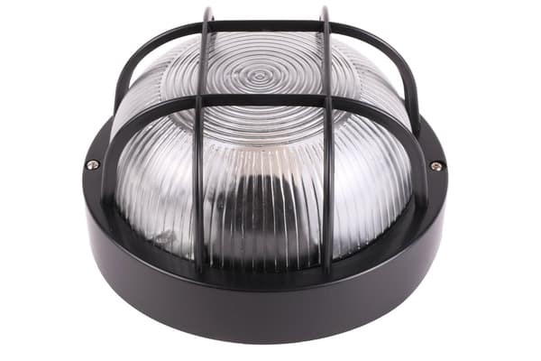 Lampa Bulleye rund svart