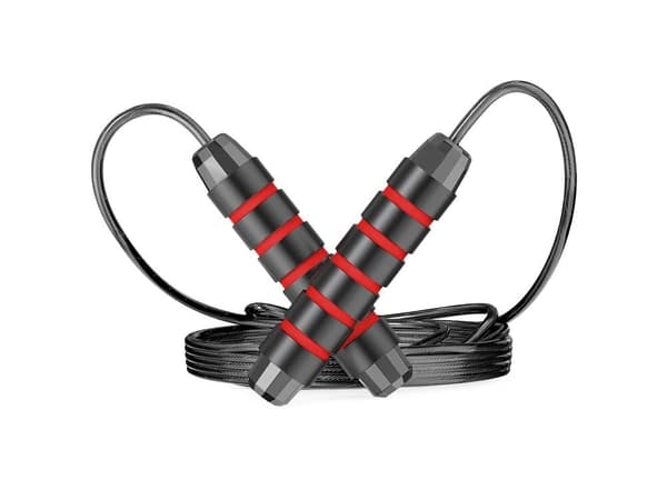 Sjippetov med Kuglelejer - Speed Rope Red
