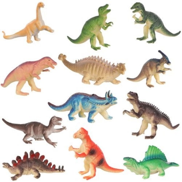 Dinosauriefigurer - 12 st