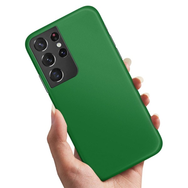 Samsung Galaxy S21 Ultra - Cover/Mobilcover Grøn Green