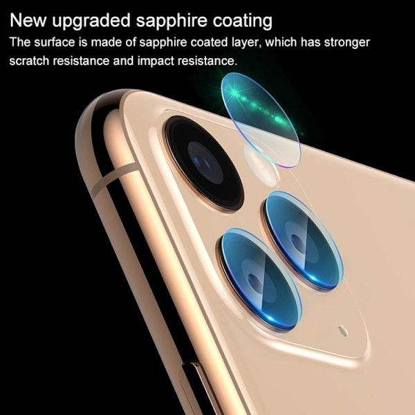 2st iPhone 12 Pro Max - Skärmskydd Kamera - Härdat Glas Transparent