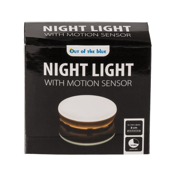 Nattlampa med Rörelsesensor - Rörelsevakt - Lampa - Nattljus Vit