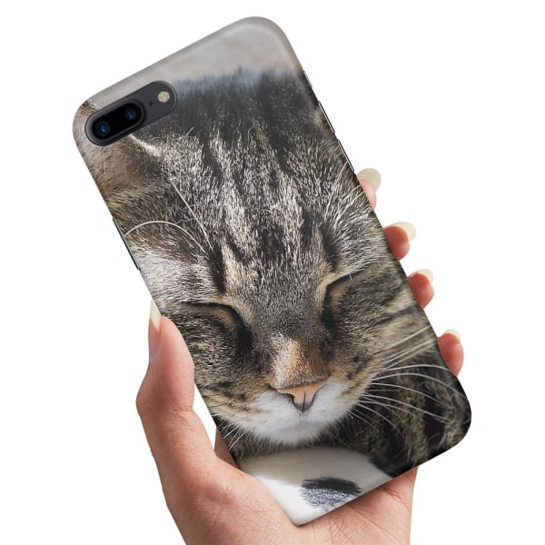 iPhone 7/8 Plus - Kuoret/Suojakuori Nukkuva Kissa