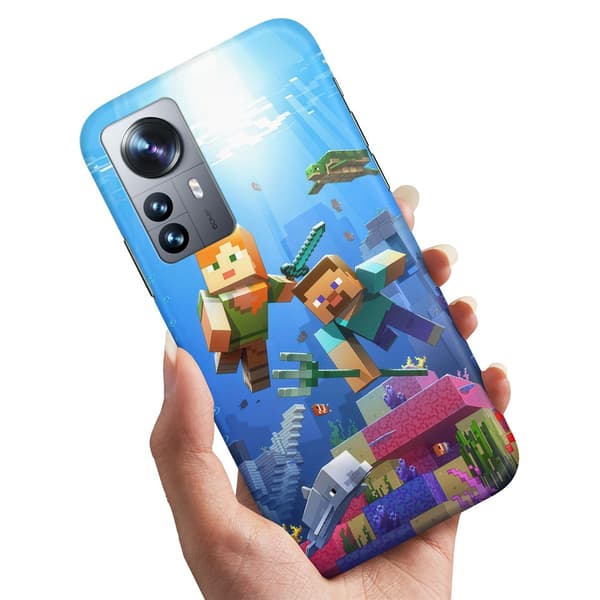 Deksel / Mobildeksel til Xiaomi 12 - Minecraft
