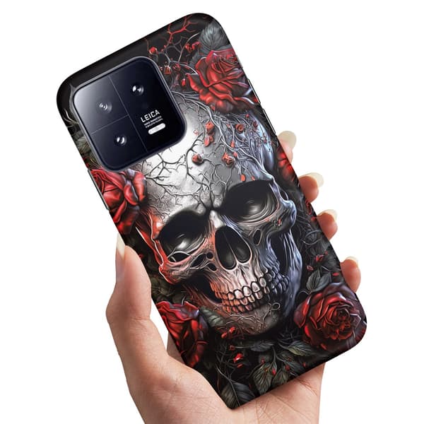 Deksel / Mobildeksel til Xiaomi 13 - Skull Roses
