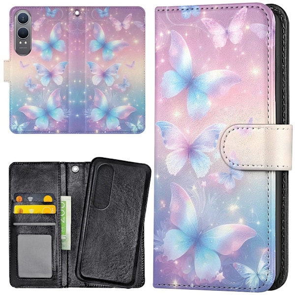 OnePlus Nord CE4 Lite 5G - Lommebok Deksel Butterflies