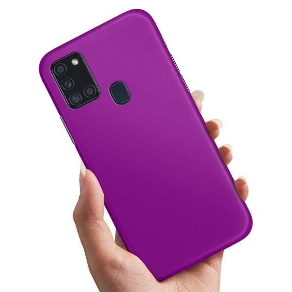 Samsung Galaxy A21s - Kuoret/Suojakuori Violetti Purple