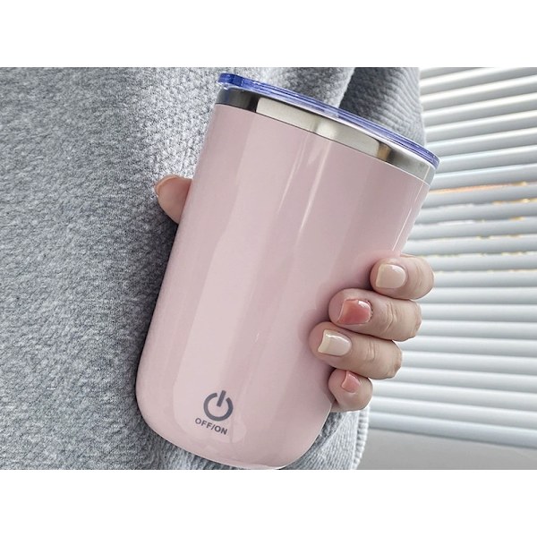 Termomugg 350 ml - Självomrörande stålmugg USB