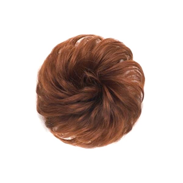 Scrunchie Hair Extensions / Hårbånd / Hårbun - Vælg farve Brown Brun