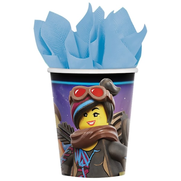 Lego Movie Äventyrspappermugg - 8 st, 266 ml