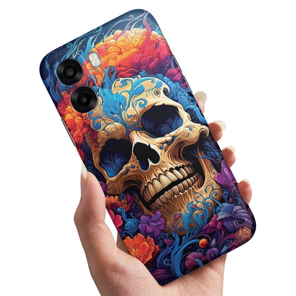 Deksel / Mobildeksel til Oppo A6x 5G - Skull