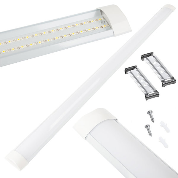 Garderobslampa Rörelsesensor / Självhäftande LED-lampa - 120 cm White 6500K (kallvit)