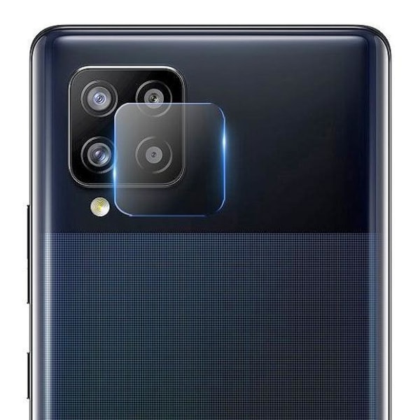 2 stk Samsung Galaxy A42 5G - Skjermbeskytter Kamera - Herdet Gl Transparent