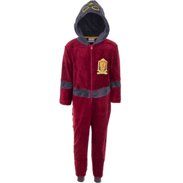 Harry Potter Onesie for barn - Fleece - Pyjamas DarkRed Mörkröd - 114 cm