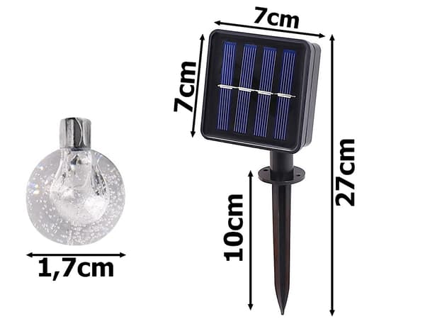 LED Girlang - Solcell 40 LED