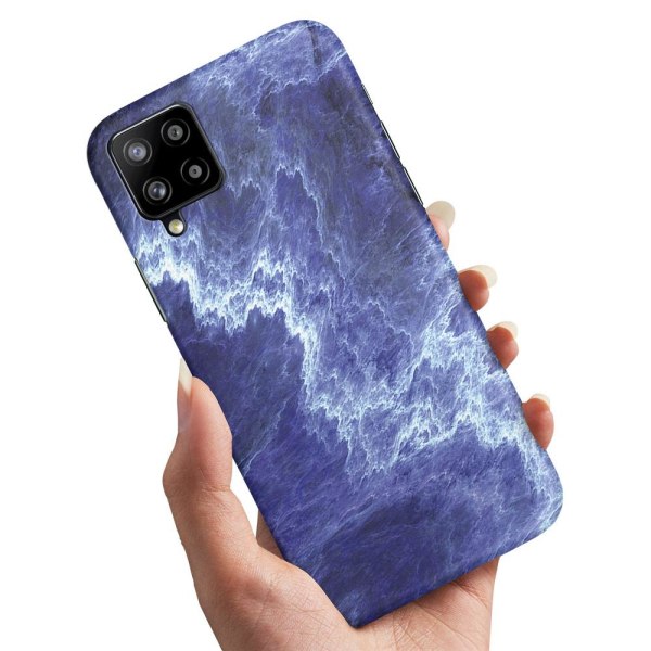 Samsung Galaxy A12 - Cover/Mobilcover Marmor Multicolor
