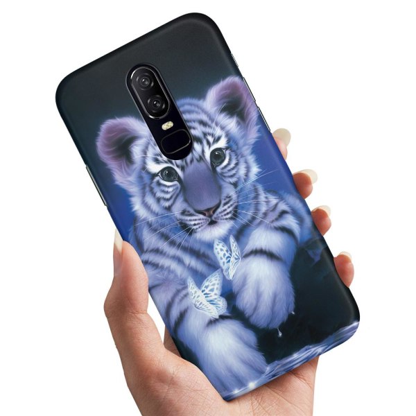OnePlus 6 - Cover/Mobilcover Tigerunge
