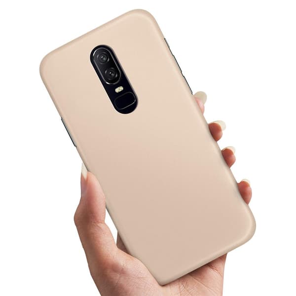 Deksel / Mobildeksel til OnePlus 8 - Beige Beige
