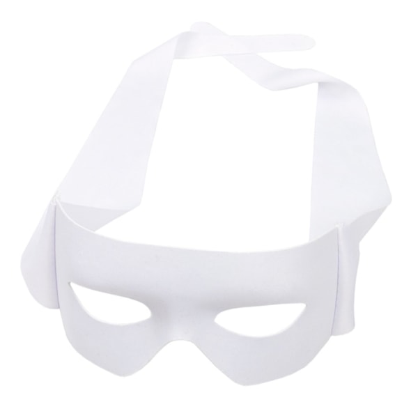 Zorro Eye Mask / Revenge Eye Mask - Hvid - Halloween & Masquerade