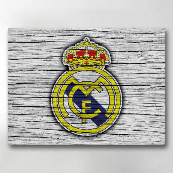 Lærredsbillede / Lærredstryk - Real Madrid - 40x30 cm - Lærred