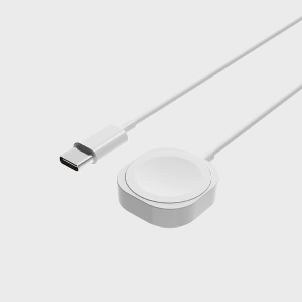 FIXED USB-C Laddkabel för Apple Watch Vit